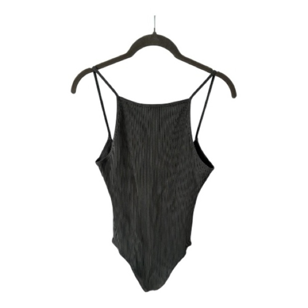 Wilfred By Aritzia Ribbed Olive Green Bodysuit